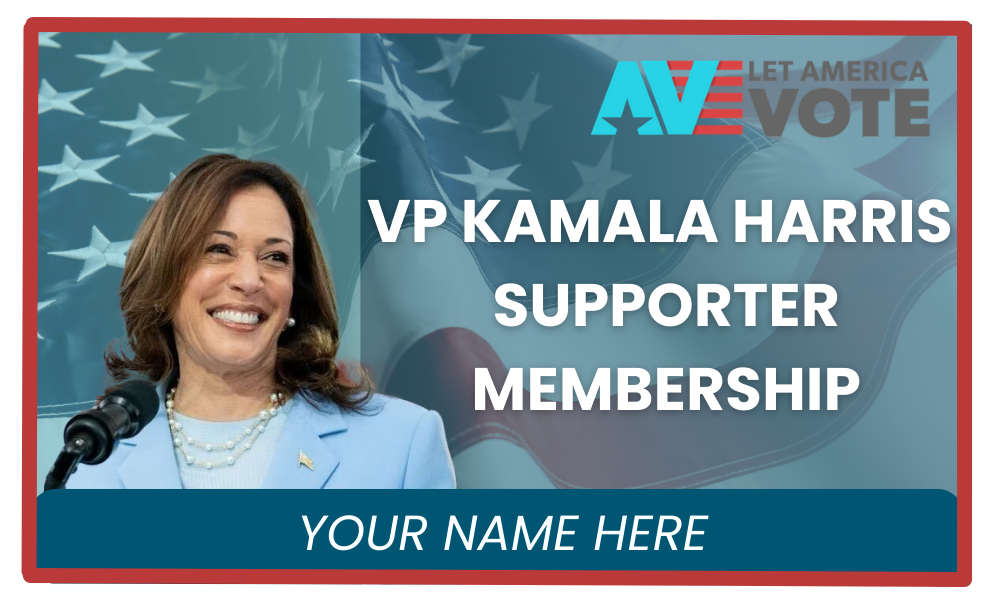 VP Kamala Harris Membership Card