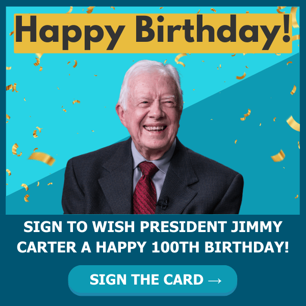Jimmy Carter Birthday Card