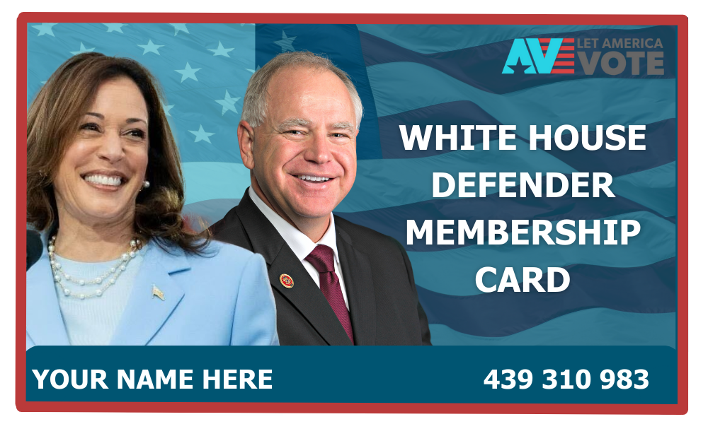 VP Kamala Harris membership card